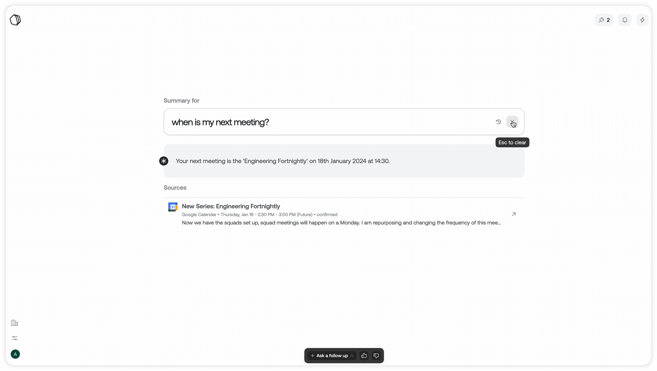 Qatalog AI Search